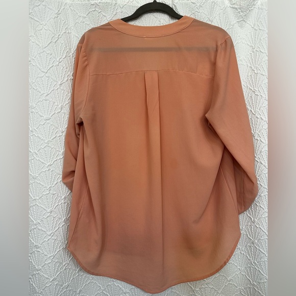 Peach Blouse 3/4 sleeve - Picture 3 of 3